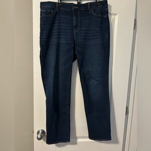 Code Bleu Women’s Straight Dark Navy Stretch Jeans